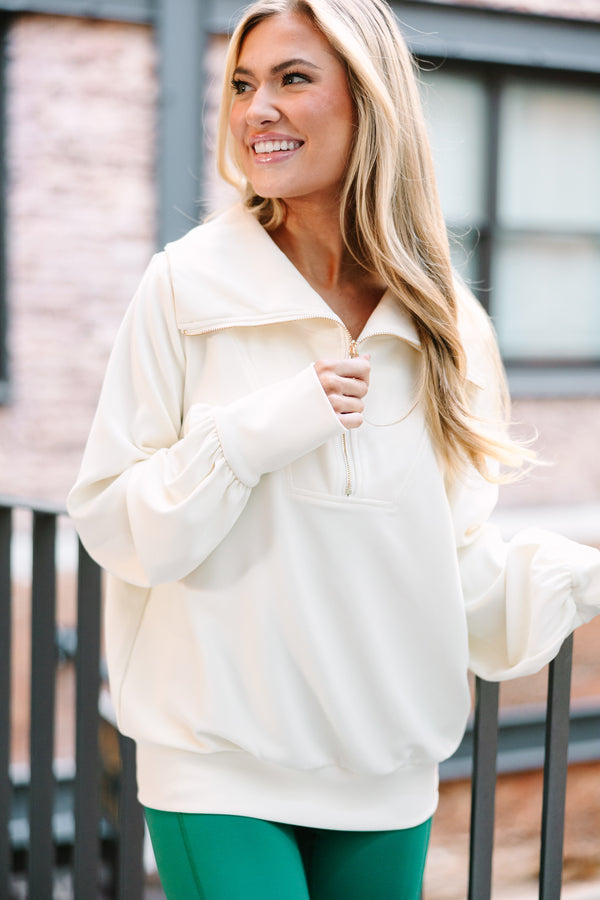 athleisure pullover, Ribbed pullover, cute online boutique, boutique workout wear