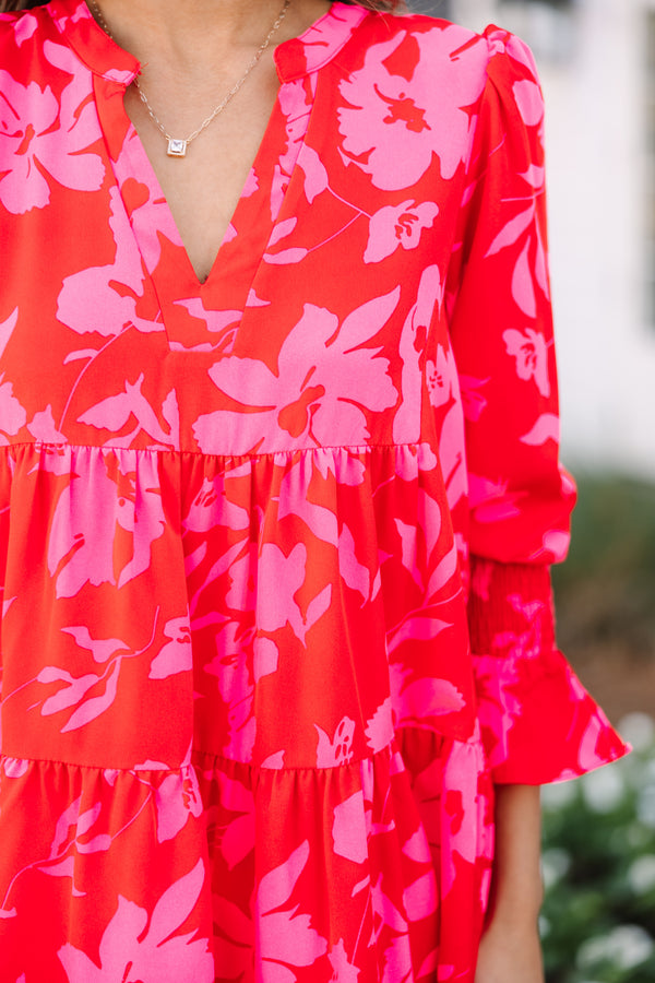 In Your Happy Place Red and Pink Floral Dress Shop the Mint In Your Happy Place Red and Pink Floral Dress Shop the Mint