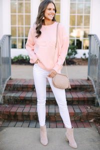 script sweater, Valentine's day sweater, spring pink sweater, boutique sweaters