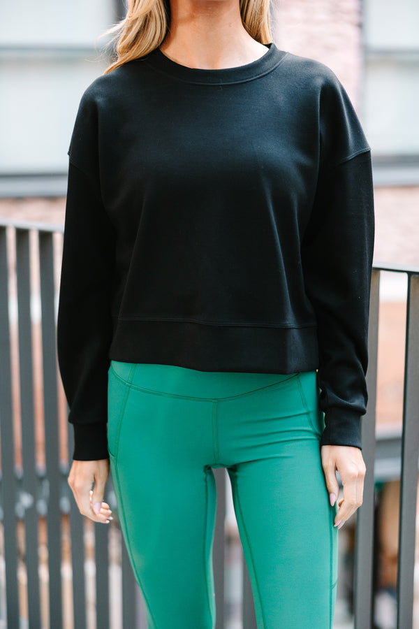 athleisure pullover, cropped pullover, cute online boutique, boutique workout wear