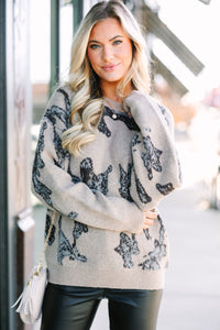 abstract sweater, winter sweater, trendy online boutique