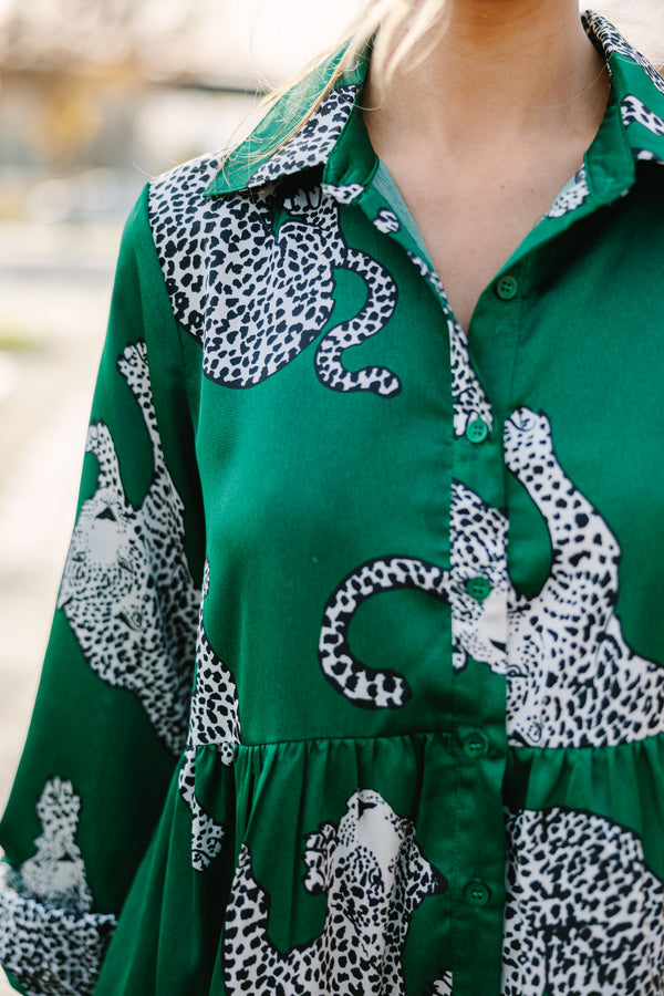 Give Your All Green Leopard Dress Shop the Mint Give Your All Green Leopard Dress Shop the Mint