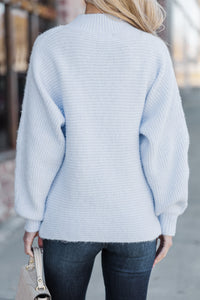 Easy Introductions Light Blue Sweater