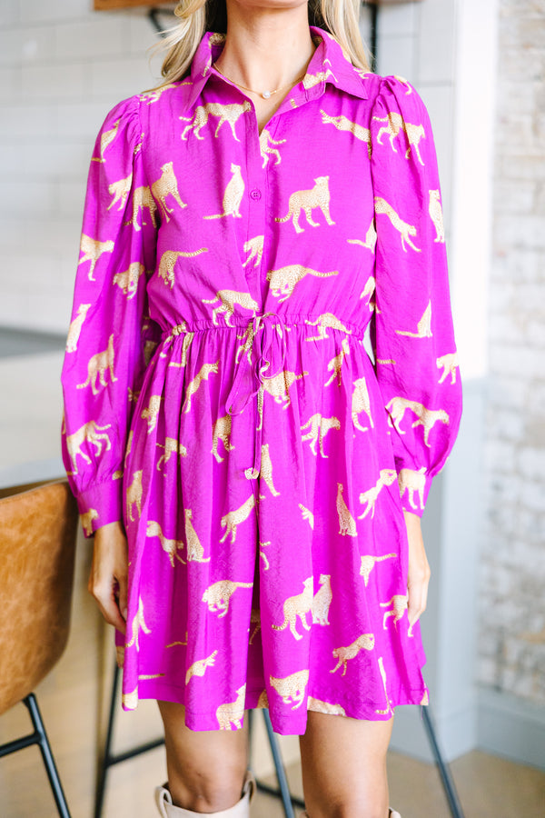 All Hope Light Magenta Pink Cheetah Dress Shop the Mint All Hope Light Magenta Pink Cheetah Dress Shop the Mint