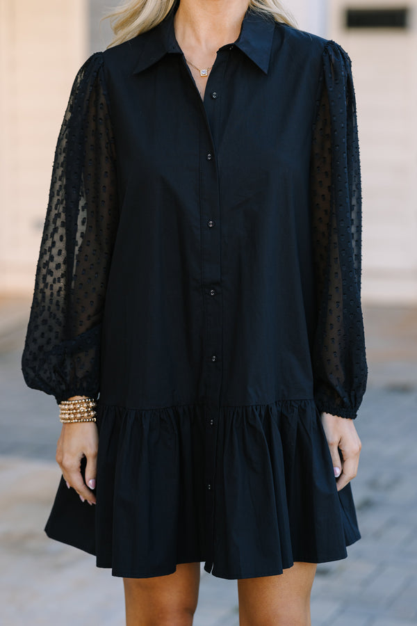 Live For Today Black Swiss Dot Dress Shop the Mint Live For Today Black Swiss Dot Dress Shop the Mint