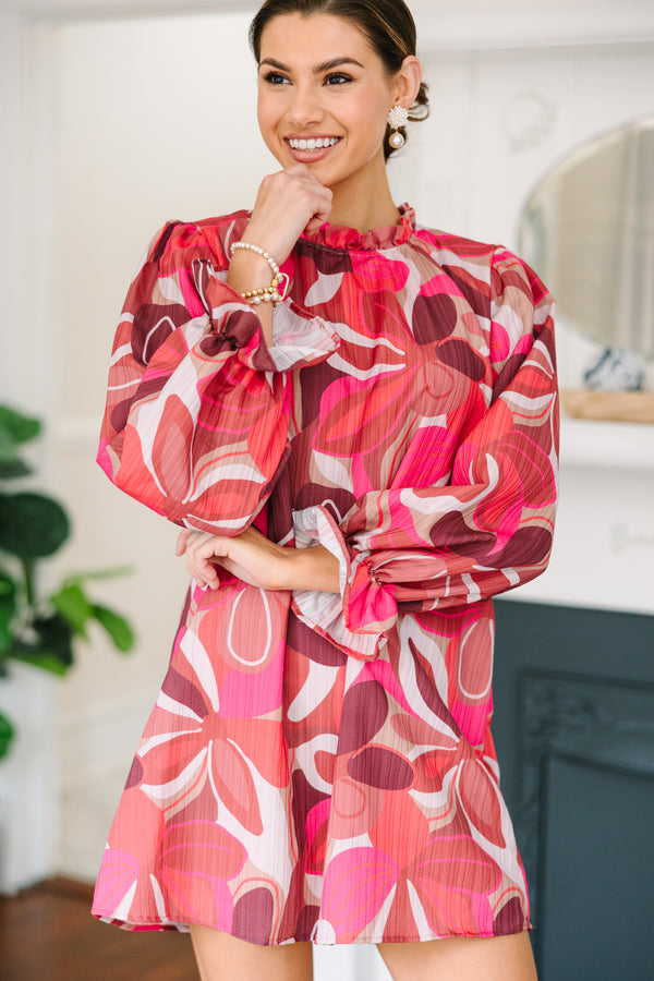 Take Me Back Burgundy Red Floral Dress, Small - The Mint Julep Boutique | Women's Boutique Clothing Take Me Back Burgundy Red Floral Dress, Small - The Mint Julep Boutique | Women's Boutique Clothing