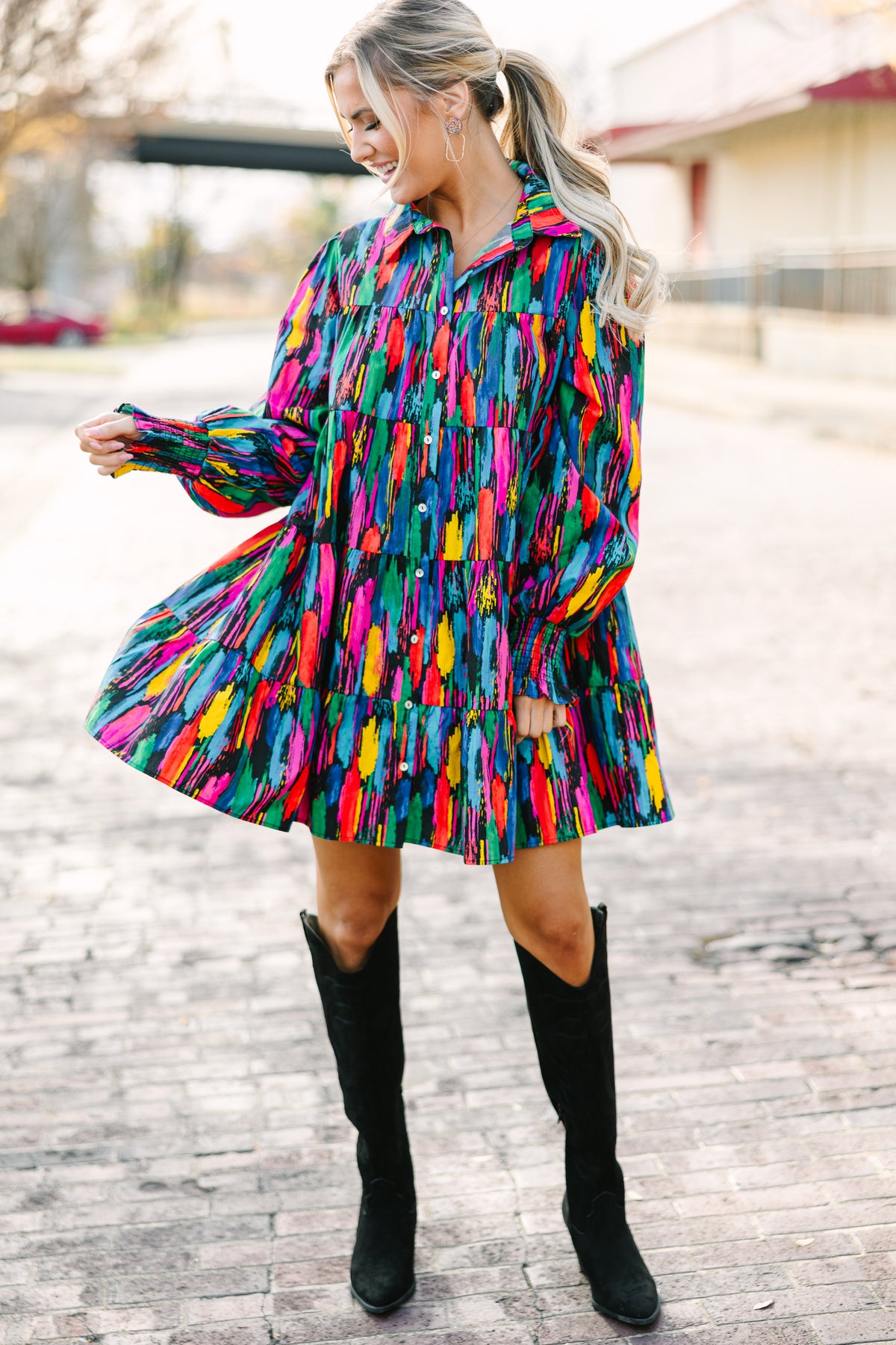 Bold Babydoll Dress main image 0