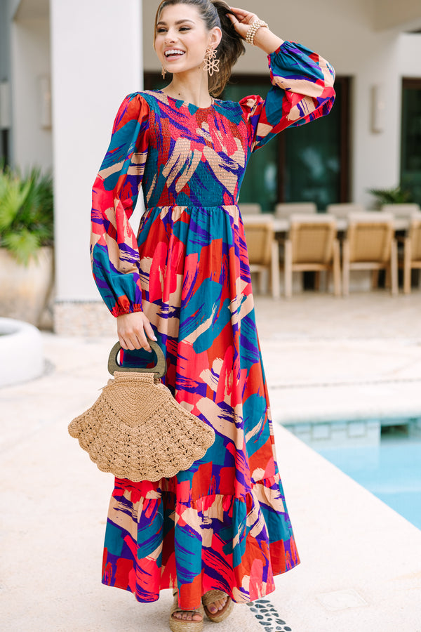 Dreaming Of The Day Red Tropical Maxi Dress Shop the Mint Dreaming Of The Day Red Tropical Maxi Dress Shop the Mint