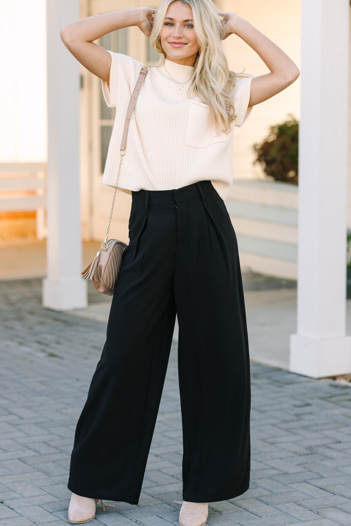 Open Your Mind Cream White Short Sleeve Sweater – Shop the Mint
