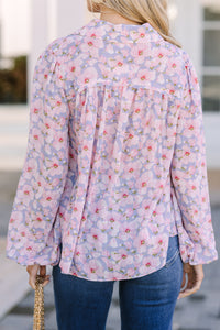 floral blouse, feminine blouse, work wear, trendy boutique