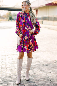 abstract dresses, long sleeve dresses, cute boutique dresses