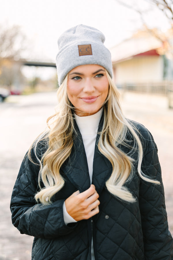 Heading Out Heather Gray CC Shop Beanie the – Mint