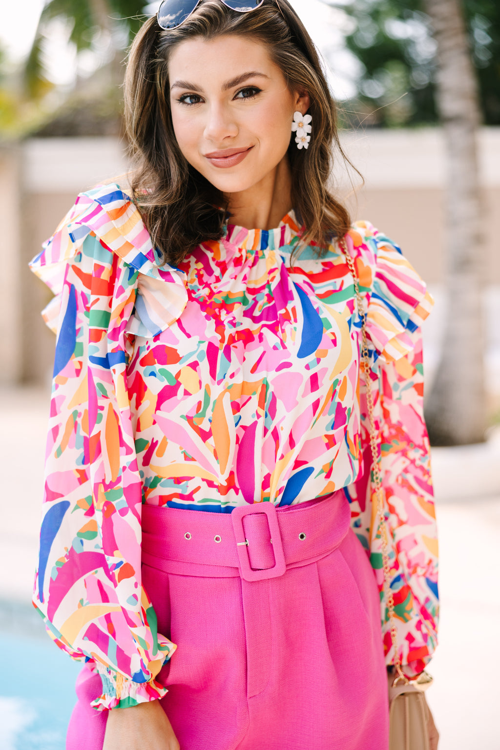 【todayful】Piping Shining Blouse 111382.Look-On-The-Bright-Side