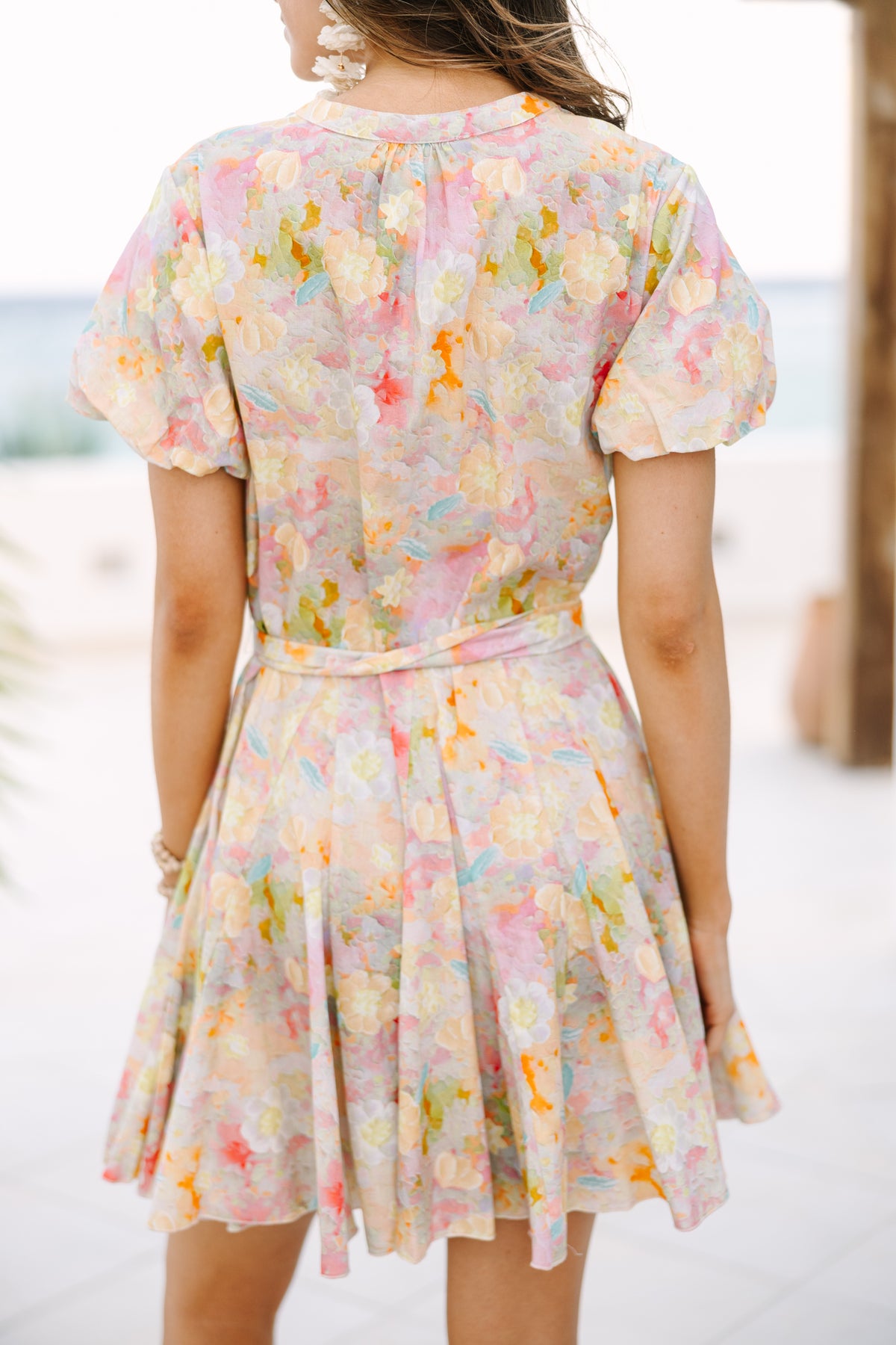 Clear Skies Ahead Pink Abstract Dress – Shop the Mint