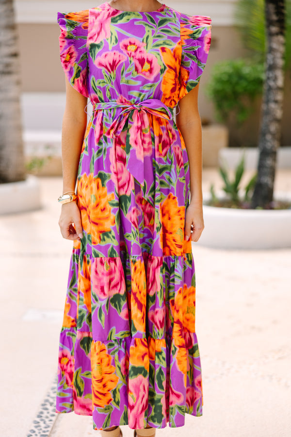 Perfect Pick Lander Purple Floral Maxi Dress Shop the Mint Perfect Pick Lander Purple Floral Maxi Dress Shop the Mint