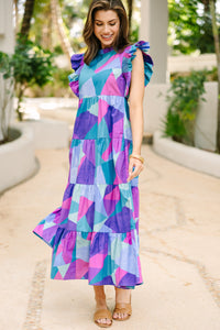 abstract midi dress, colorful midi dresses, conservative midi dresses