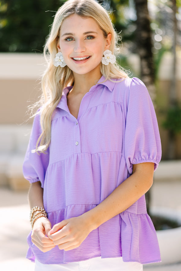 pastel blouses, purple blouses, spring blouses, boutique blouses