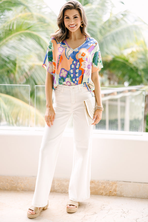 floral tops, casual floral tops, vacation tops