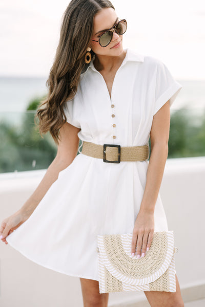 Out For The Day White Dress  Shop the Mint