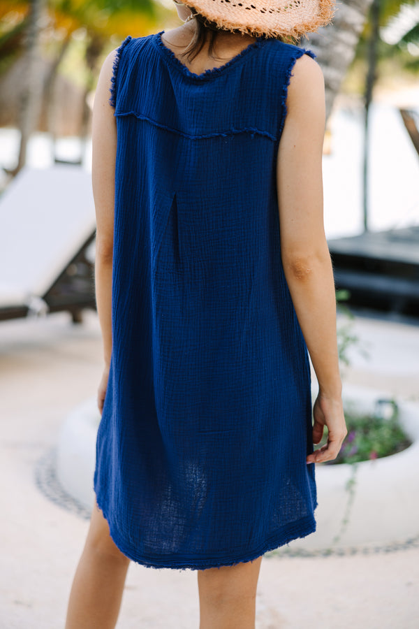 Ready For The Day Navy Blue Dress Shop the Mint Ready For The Day Navy Blue Dress Shop the Mint