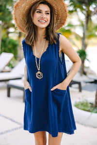 Ready For The Day Navy Blue Dress