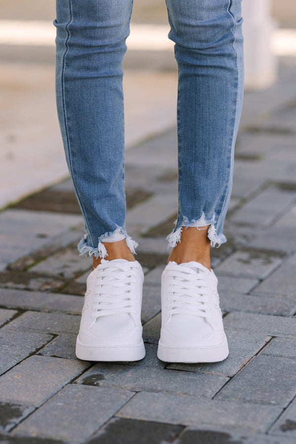 Let's Get Together White Sneakers Shop the Mint Let's Get Together White Sneakers Shop the Mint