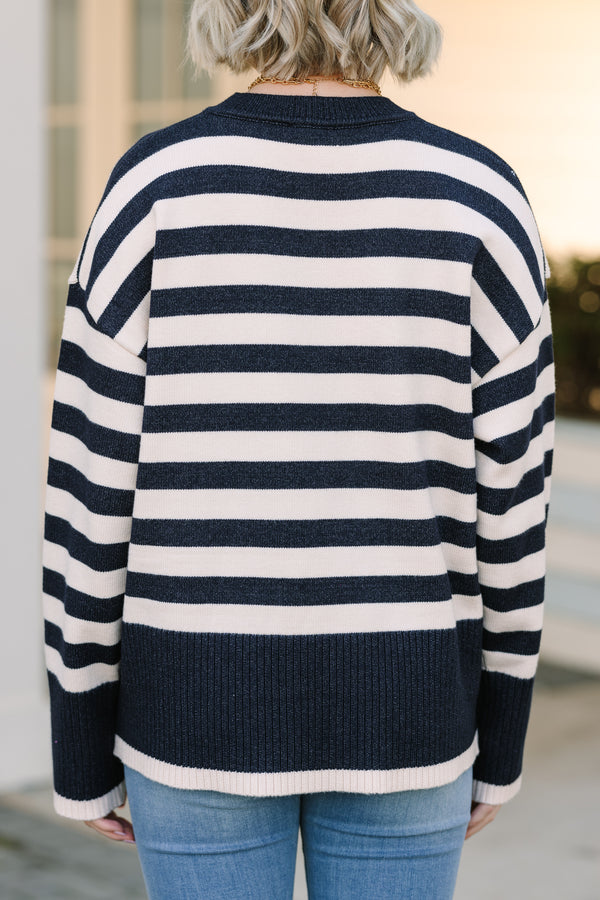 On the Dot Sweater Blue