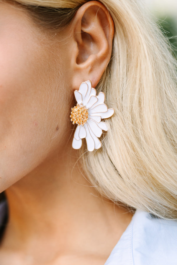 Chatham Flower Hoop Earring – Forlanya