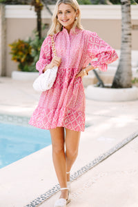 Do Your Best Pink Floral Babydoll Dress – Shop the Mint