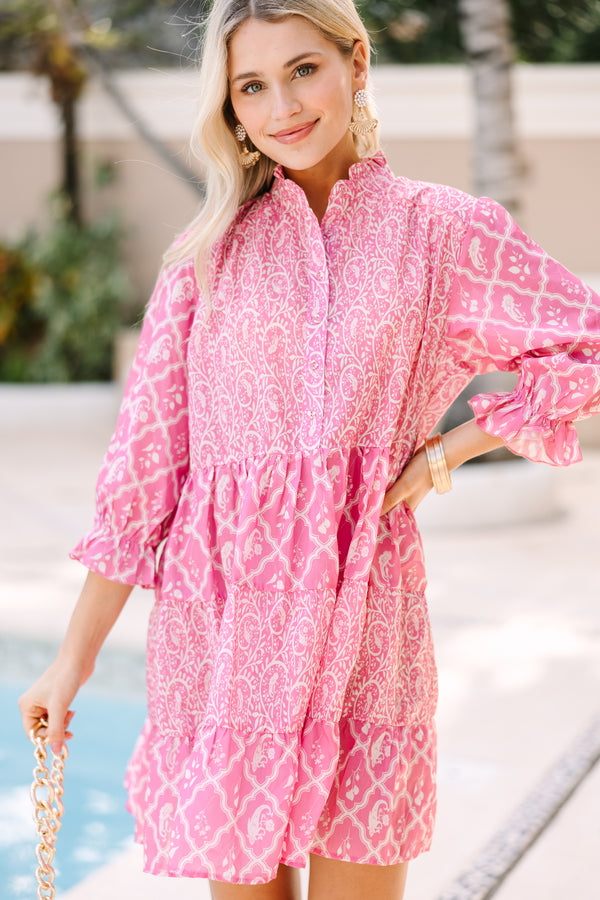 Do Your Best Pink Floral Babydoll Dress Shop the Mint Do Your Best Pink Floral Babydoll Dress Shop the Mint