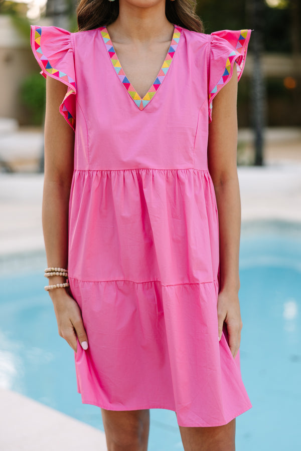 summer dresses for women, embroidered dresses, pink dresses for women