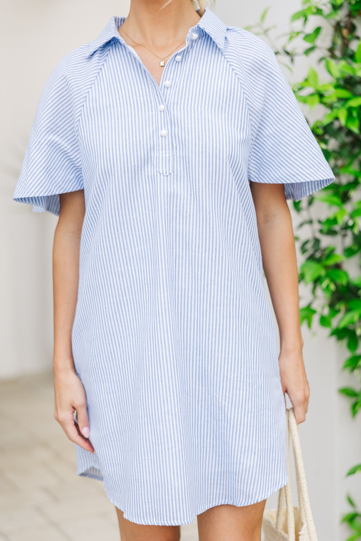 Say It Isn’t So Blue Stripe Dress main image 1