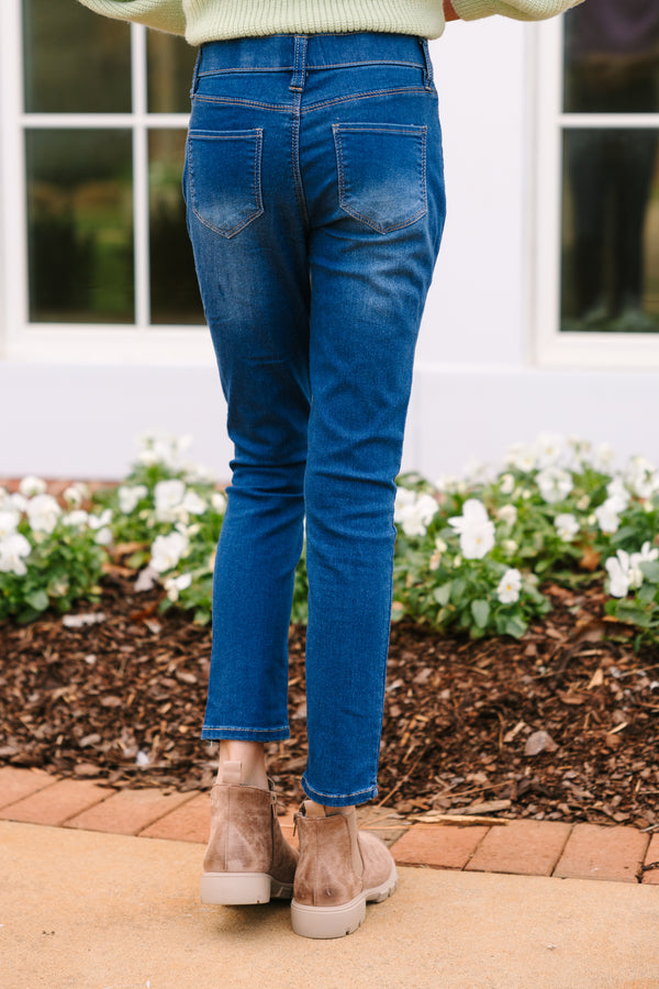 Girls: Go For It Light Wash Skinny Jeans