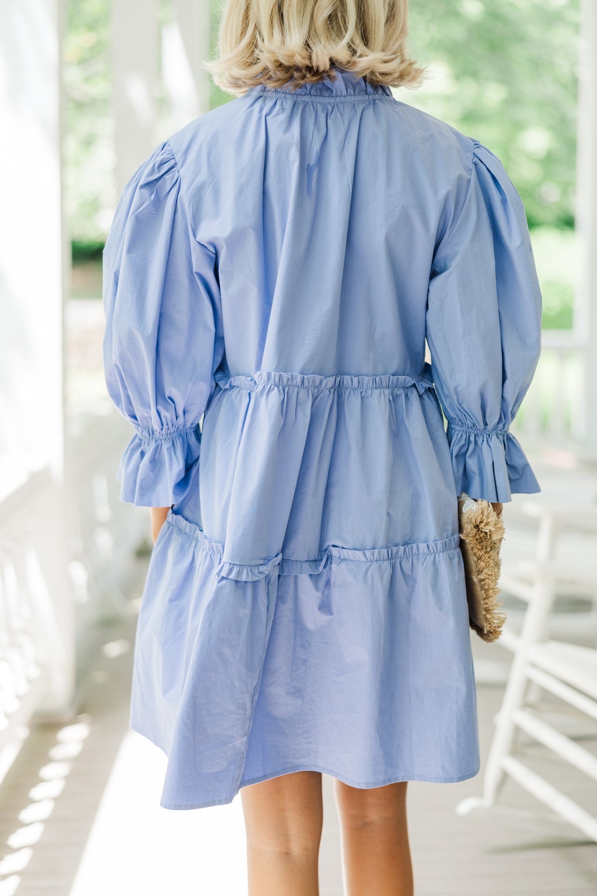 Based On Love Light Blue Babydoll Dress – Shop the Mint