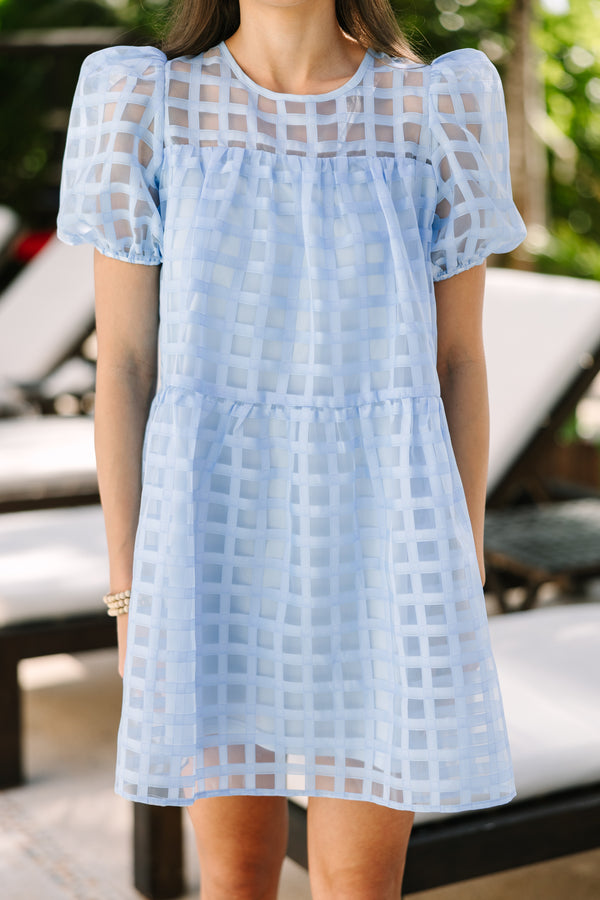 All My Life Light Blue Textured Babydoll Mini Dress Shop the Mint All My Life Light Blue Textured Babydoll Mini Dress Shop the Mint