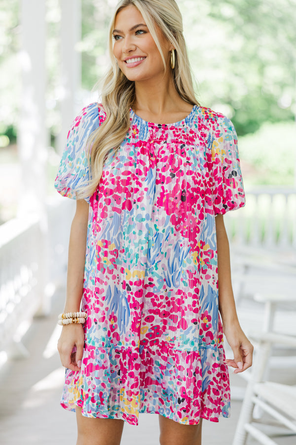 Find You Well Blue Floral Dress