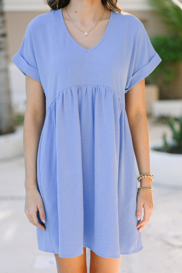 Full Of Joy Light Blue Babydoll Dress – Shop the Mint