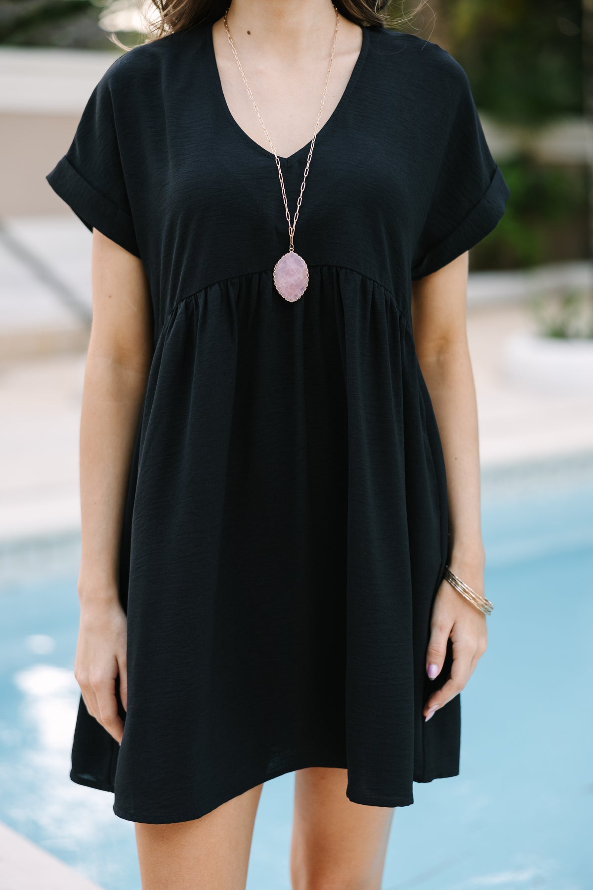 Full Of Joy Black Babydoll Dress – Shop the Mint