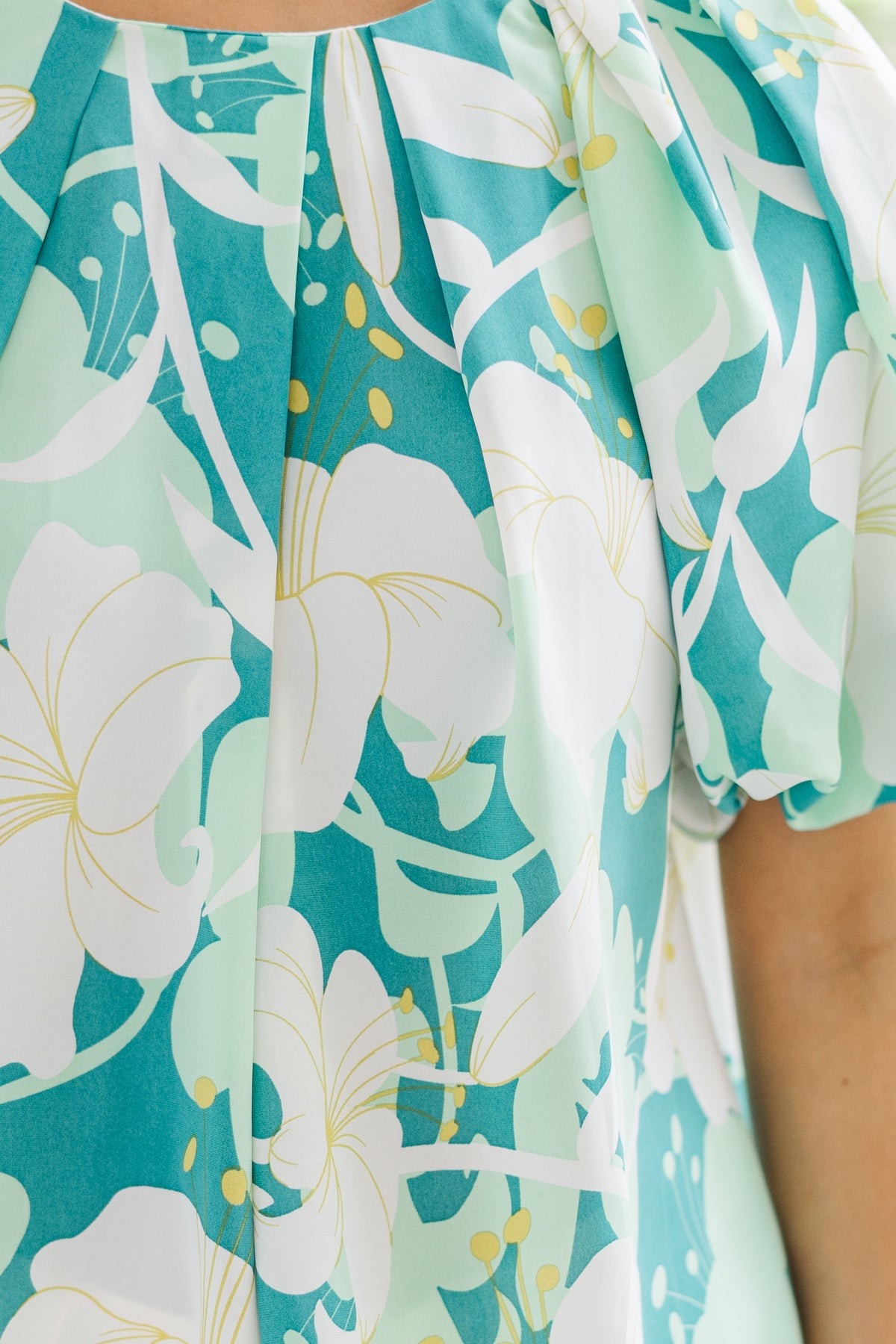 Red Gloria Tropical Blouse