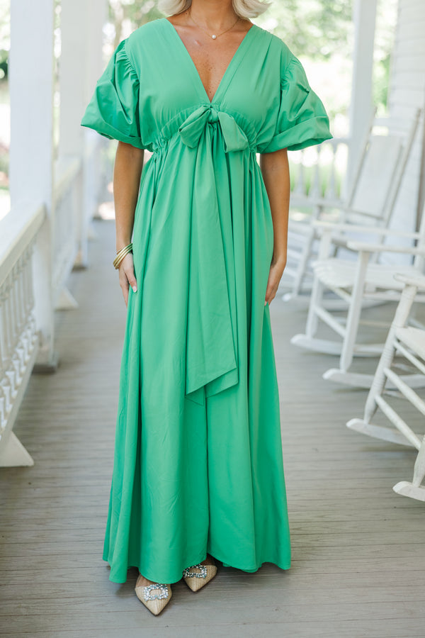 Keep It Up Green Puff Sleeve Maxi Dress Shop the Mint Keep It Up Green Puff Sleeve Maxi Dress Shop the Mint