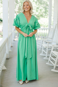 Keep It Up Green Puff Sleeve Maxi Dress Shop the Mint Keep It Up Green Puff Sleeve Maxi Dress Shop the Mint