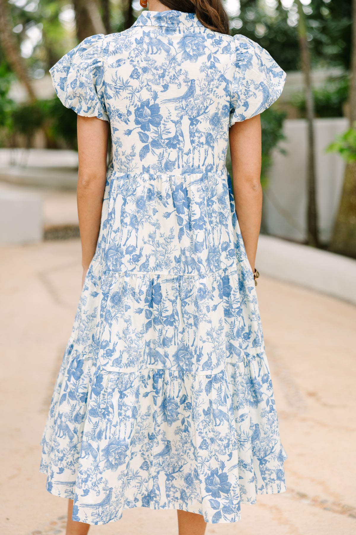 Ladies Sleeveless Button Down Dress - Mid Blue Wash main image 1