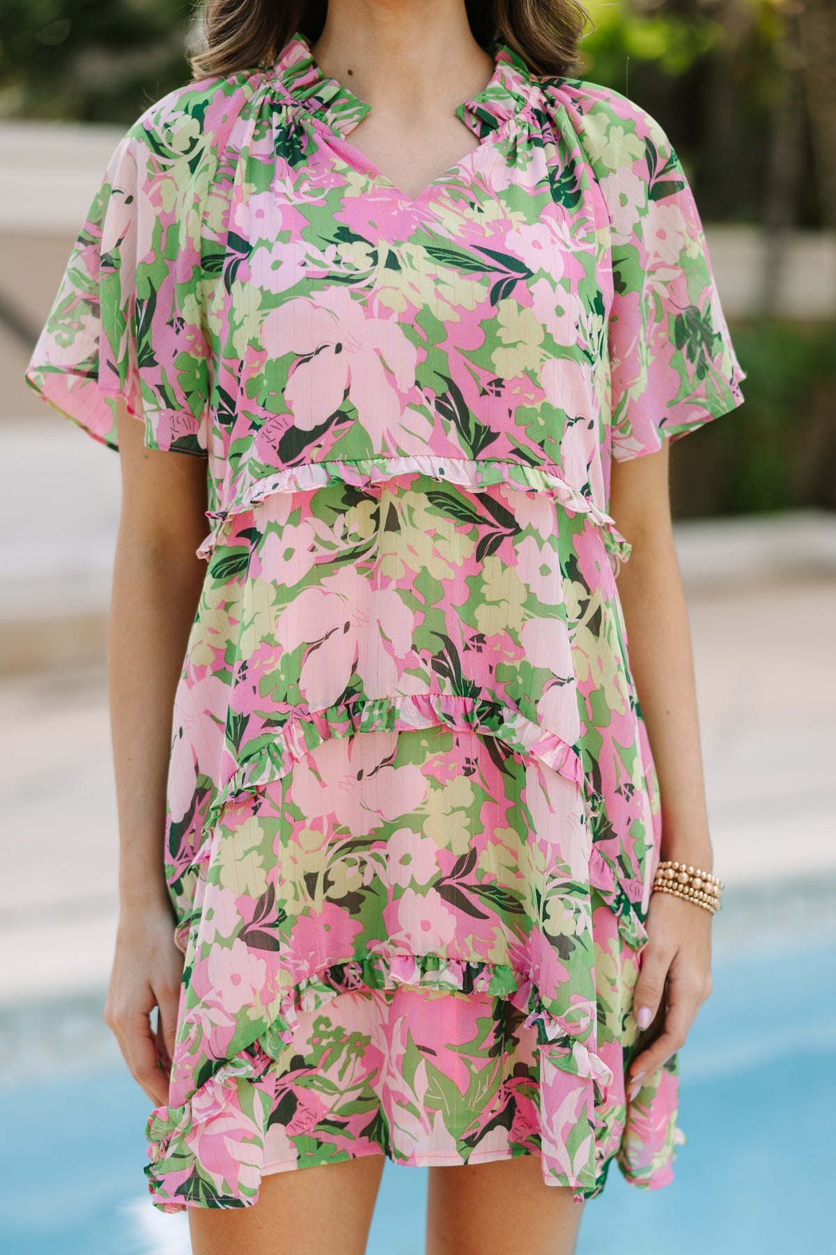 Perfectly You Pink Floral Babydoll Dress – Shop the Mint