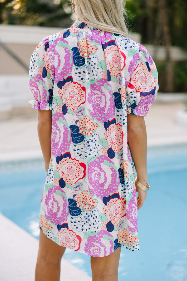 floral dress near me Say You Love Me Ivory White Floral Dress – Shop the Mint