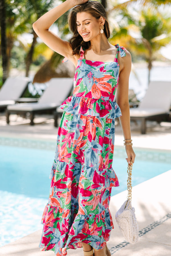 Want It All Blue Floral Maxi Dress, X-Large - The Mint Julep Boutique | Women's Boutique Clothing Want It All Blue Floral Maxi Dress, X-Large - The Mint Julep Boutique | Women's Boutique Clothing