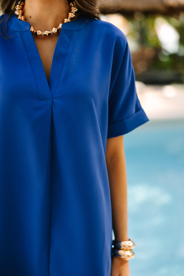Ready For The Sun Royal Blue Dress Shop the Mint Ready For The Sun Royal Blue Dress Shop the Mint