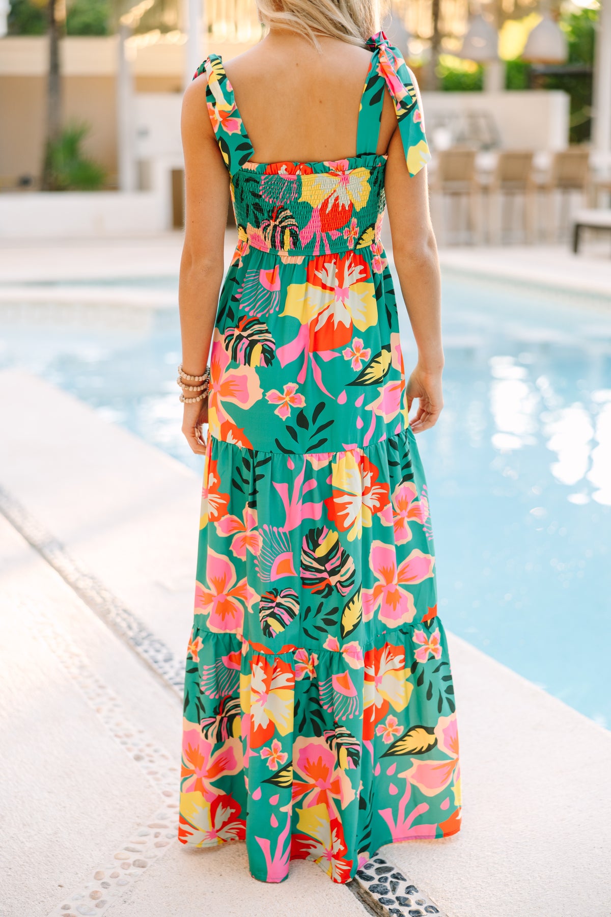 Mean What You Seychelles Green Tropical Maxi Dress – Shop the Mint