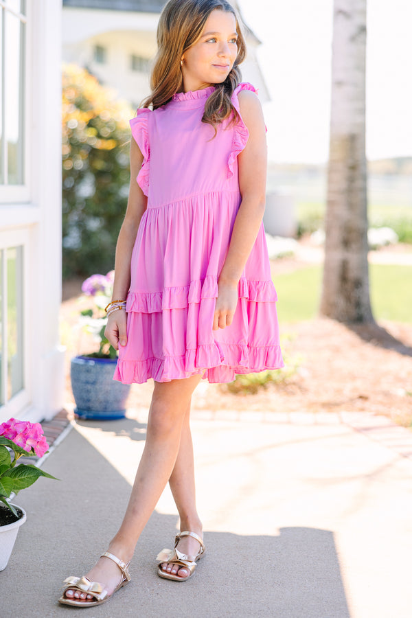 Girls: Kept Promises Pink Babydoll Dress