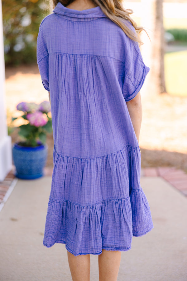 Girls: All For You Purple Tiered Cotton Dress – Shop the Mint Girls: All For You Purple Tiered Cotton Dress – Shop the Mint