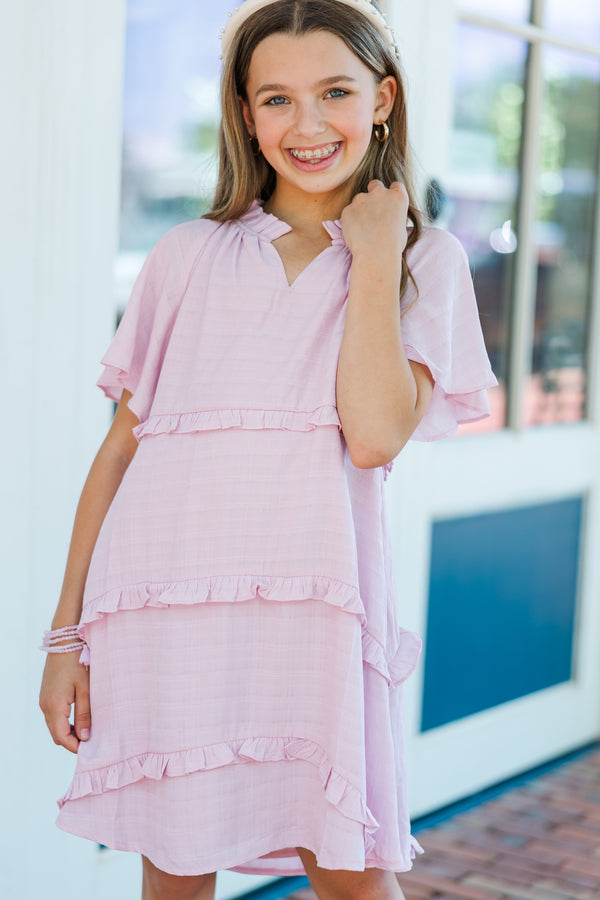 Girls: Perfectly You Light Pink Babydoll Dress Shop the Mint Girls: Perfectly You Light Pink Babydoll Dress Shop the Mint